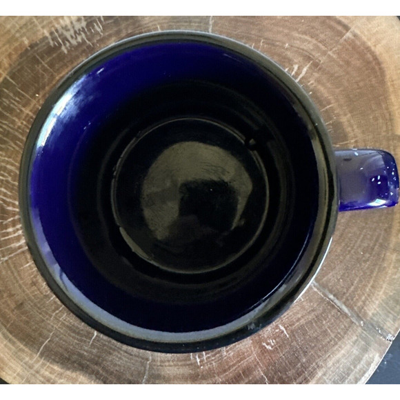 MOOSE HILLCOCK CAMPING RESORT Mug Cup Blue Speckled Campfire Coffee Adirondacks - Picture 4 of 7